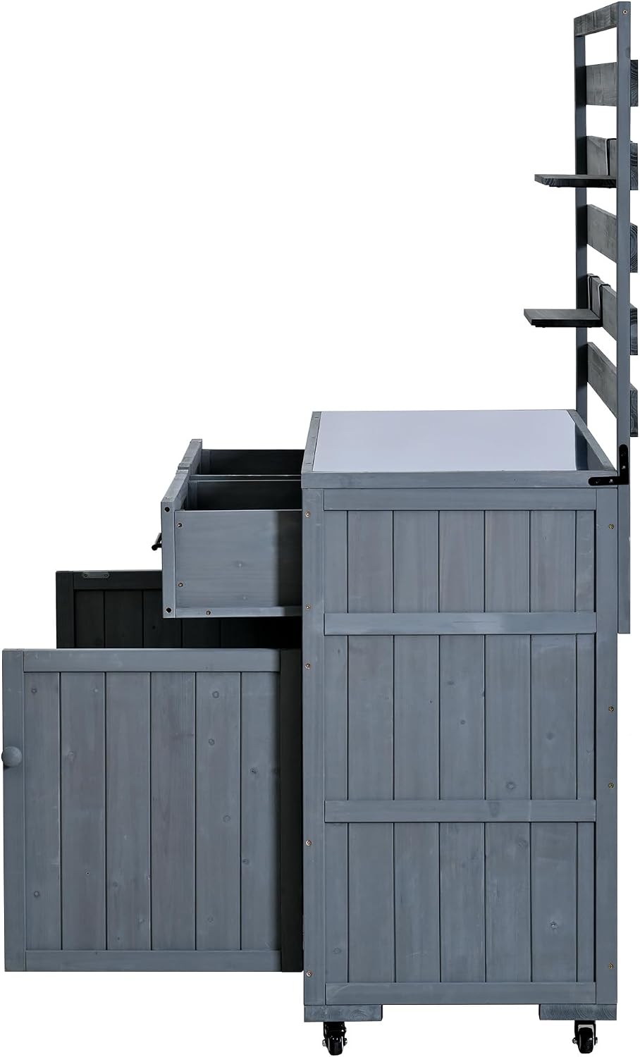 Stainless Storage BBQ Grill Cart
