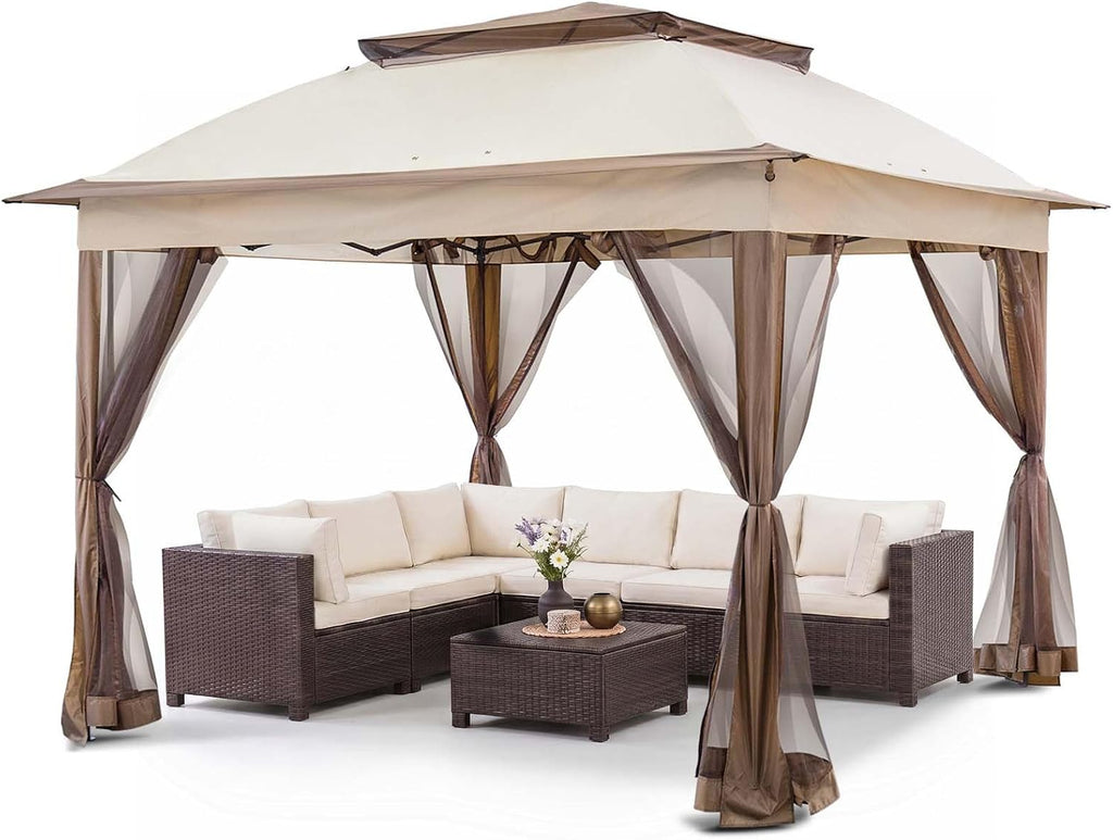 Pop Up Mesh UV Shelter Gazebo