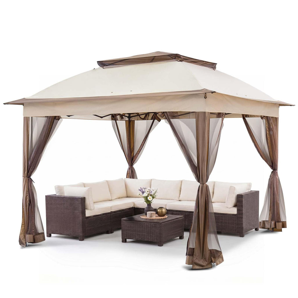 Pop Up Mesh UV Shelter Gazebo