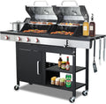 Combo Gas Charcoal BBQ Grill