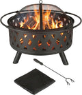 Wood Burning Screen Cover Fire Pit
