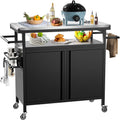Storage Rolling Outdoor Grill Cart