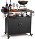 Stainless Rolling Storage Grill Cart