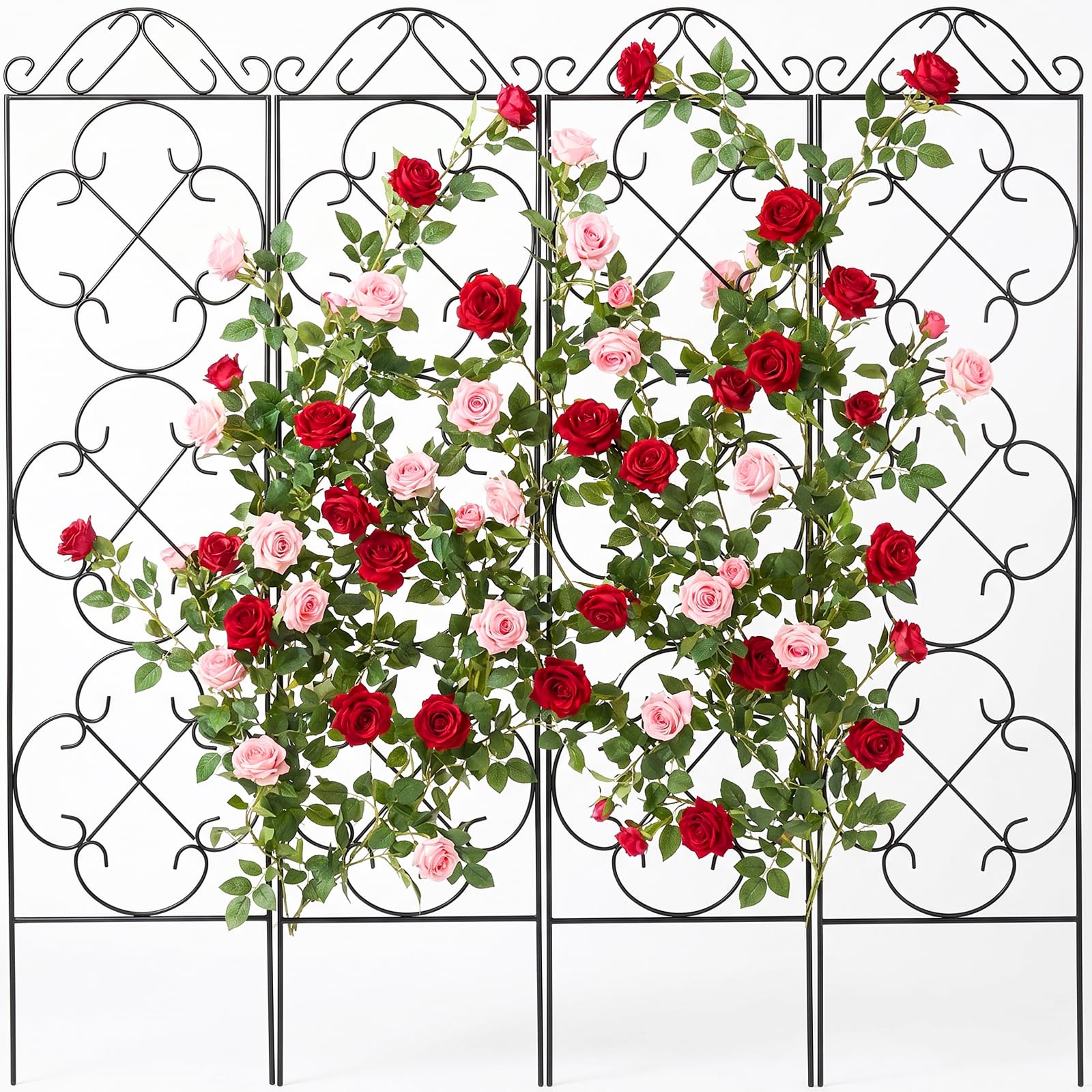 Metal Potted Plant Support Trellis