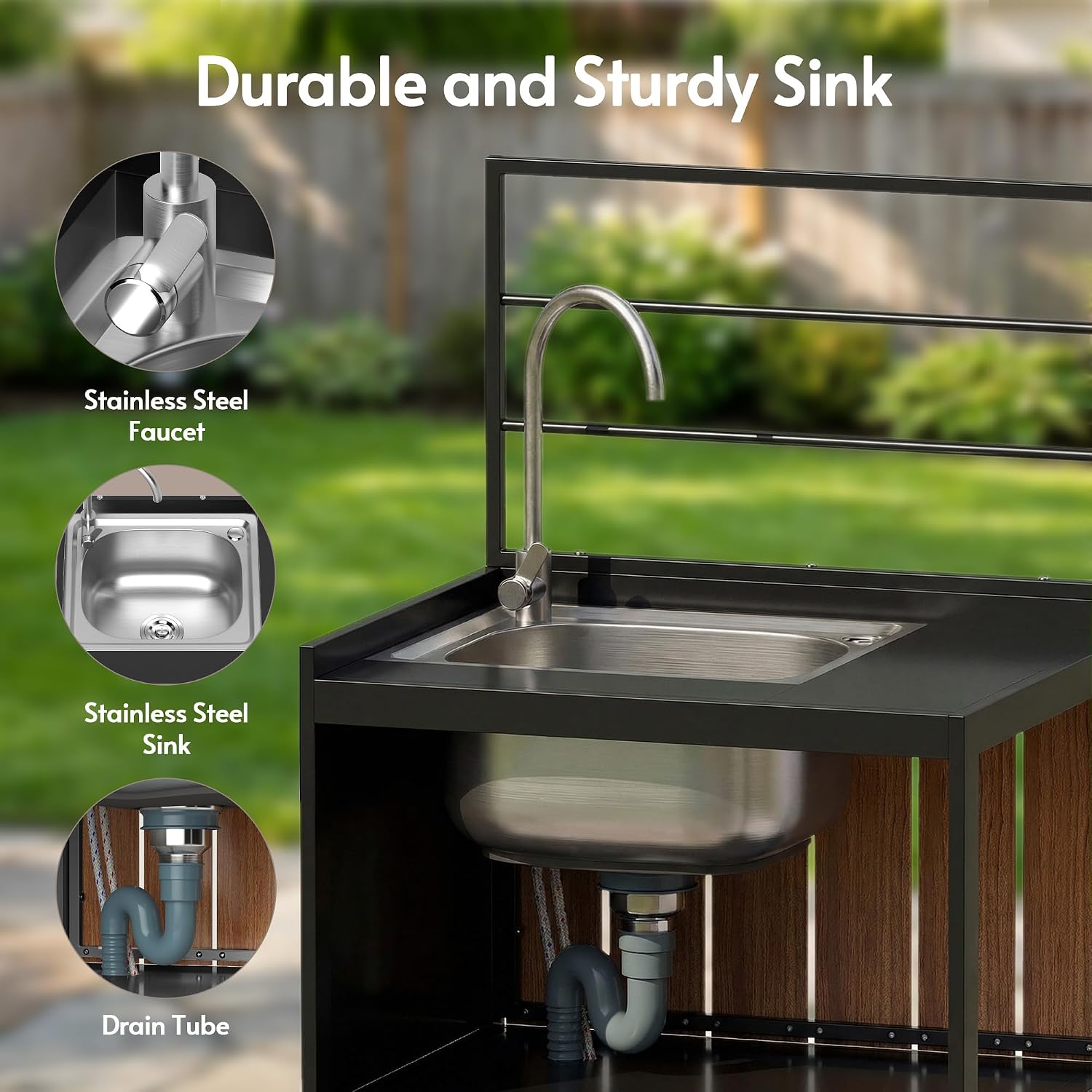 Aluminum Outdoor Kitchen Island