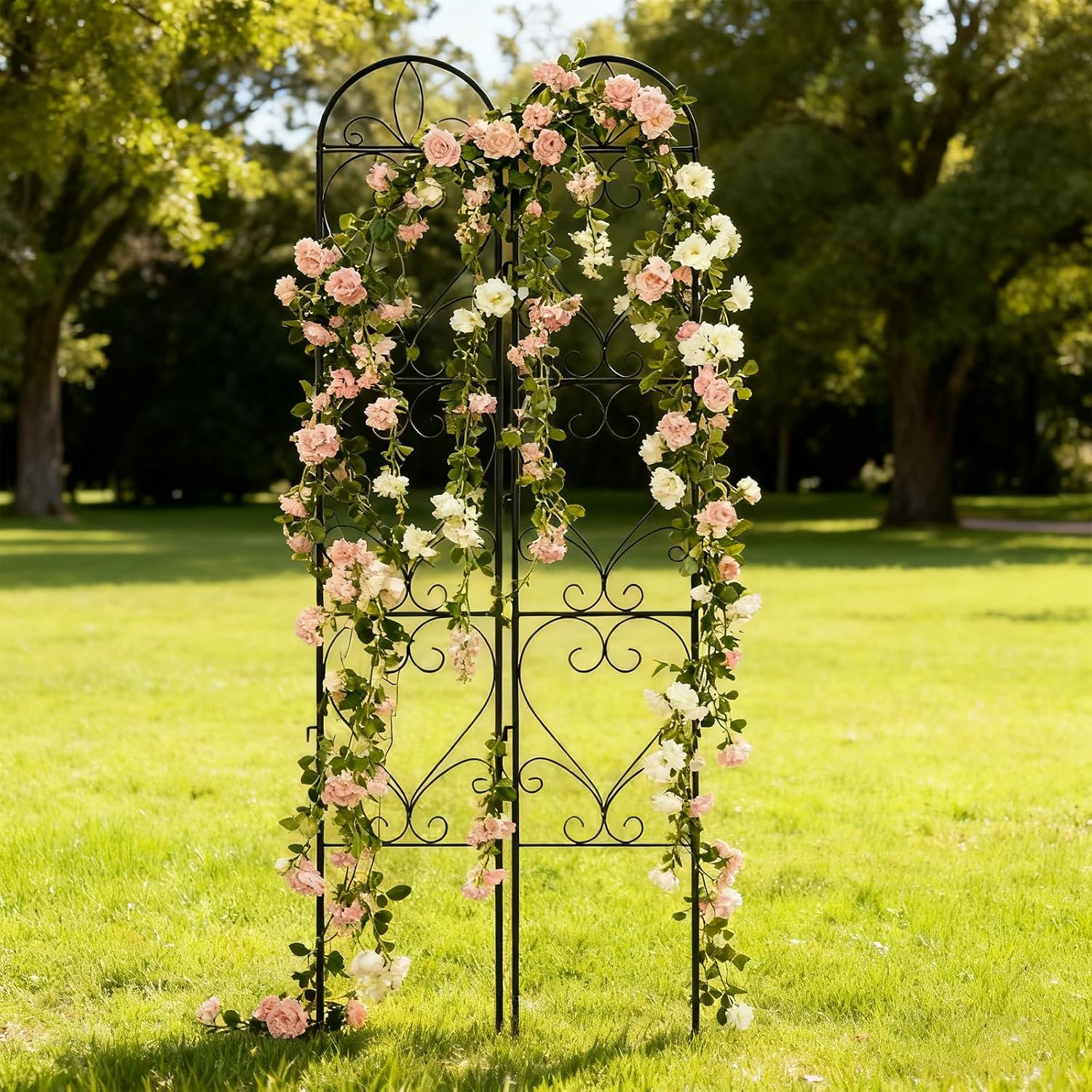 Metal Outdoor Plant Support Trellis