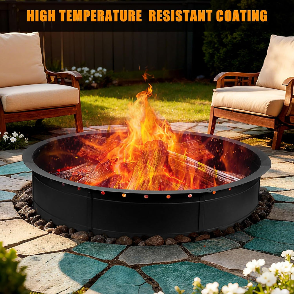 Steel Smokeless Vent Fire Pit Ring