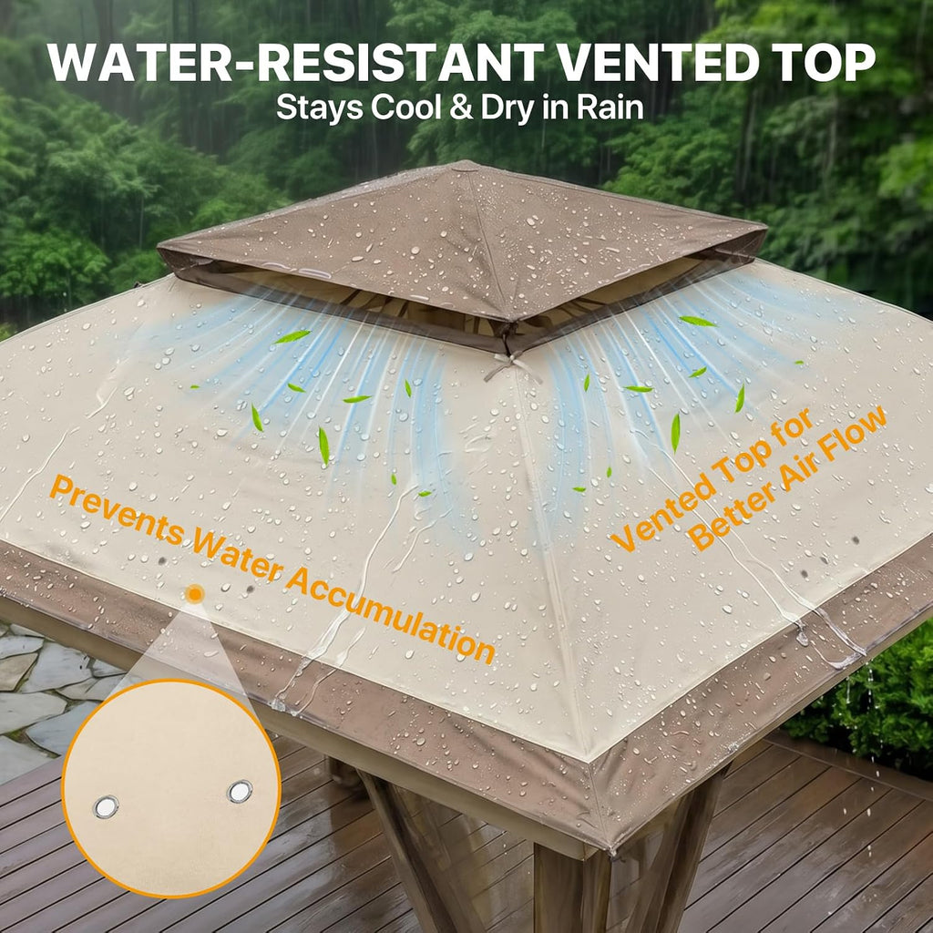 Pop Up Mesh UV Shelter Gazebo