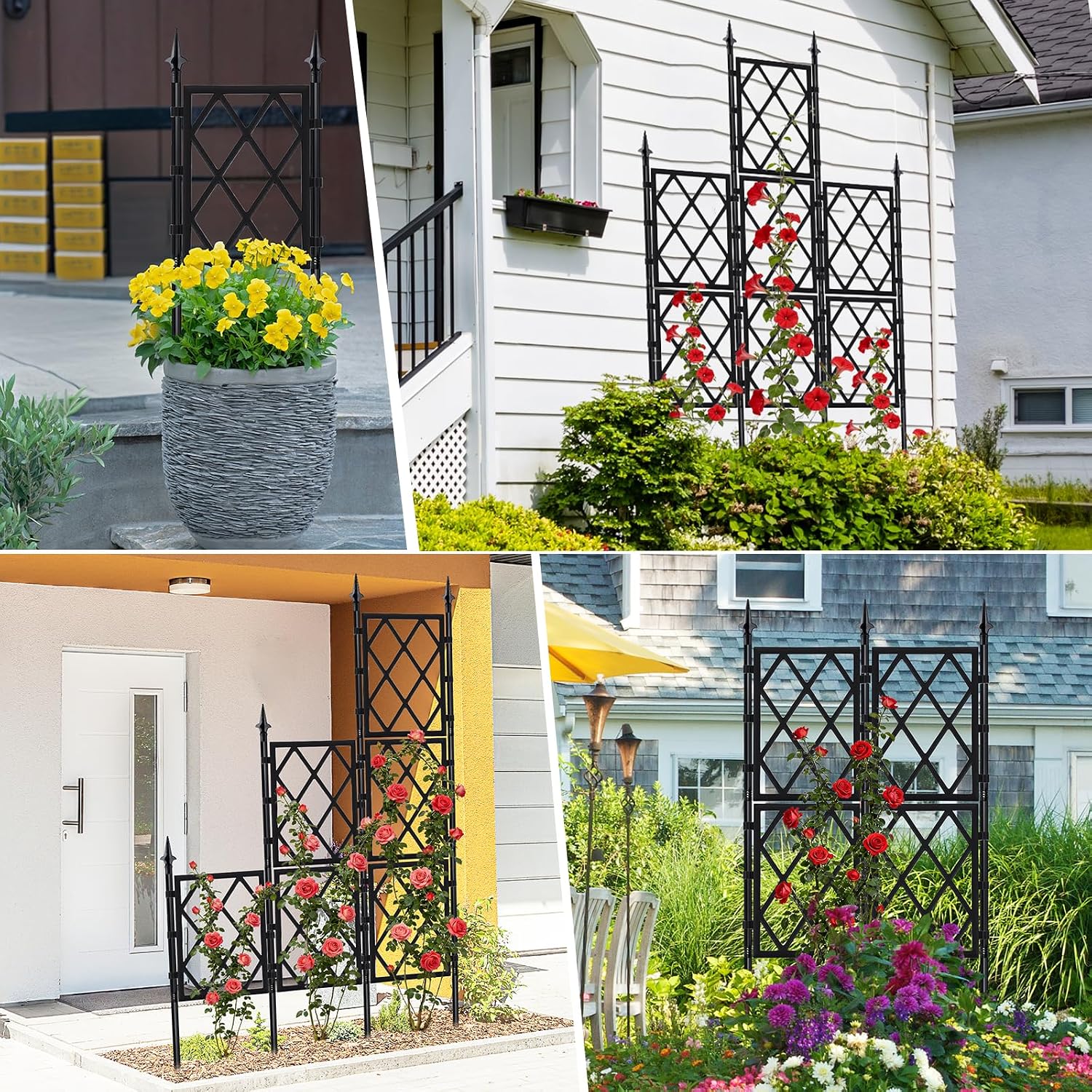 Metal Wall Lattice Plant Trellis