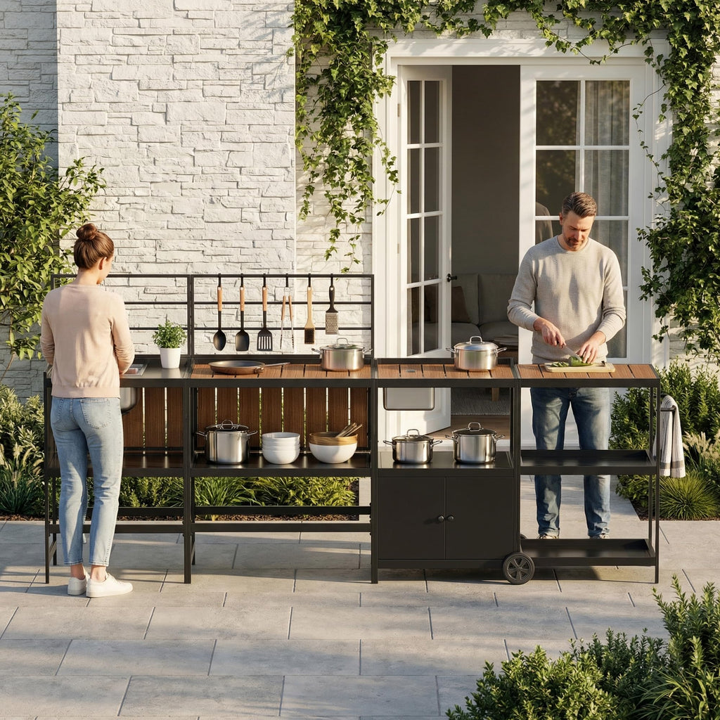 Aluminum Outdoor Kitchen Island