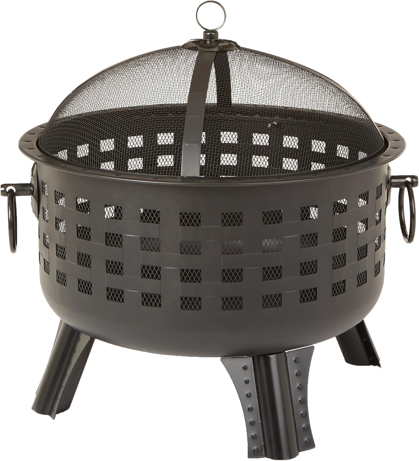 Steel Round Lattice Outdoor Fire Pit