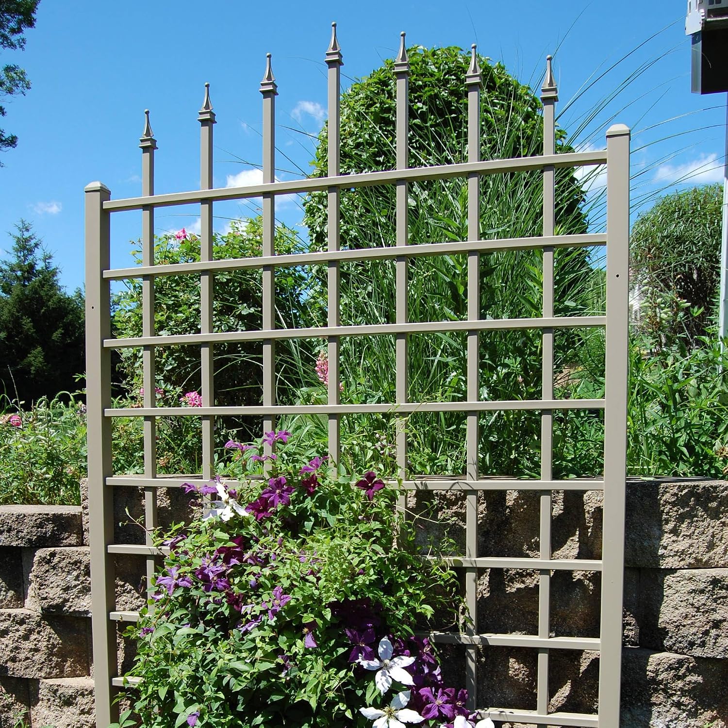 Wall Mount PVC Vinyl Trellis